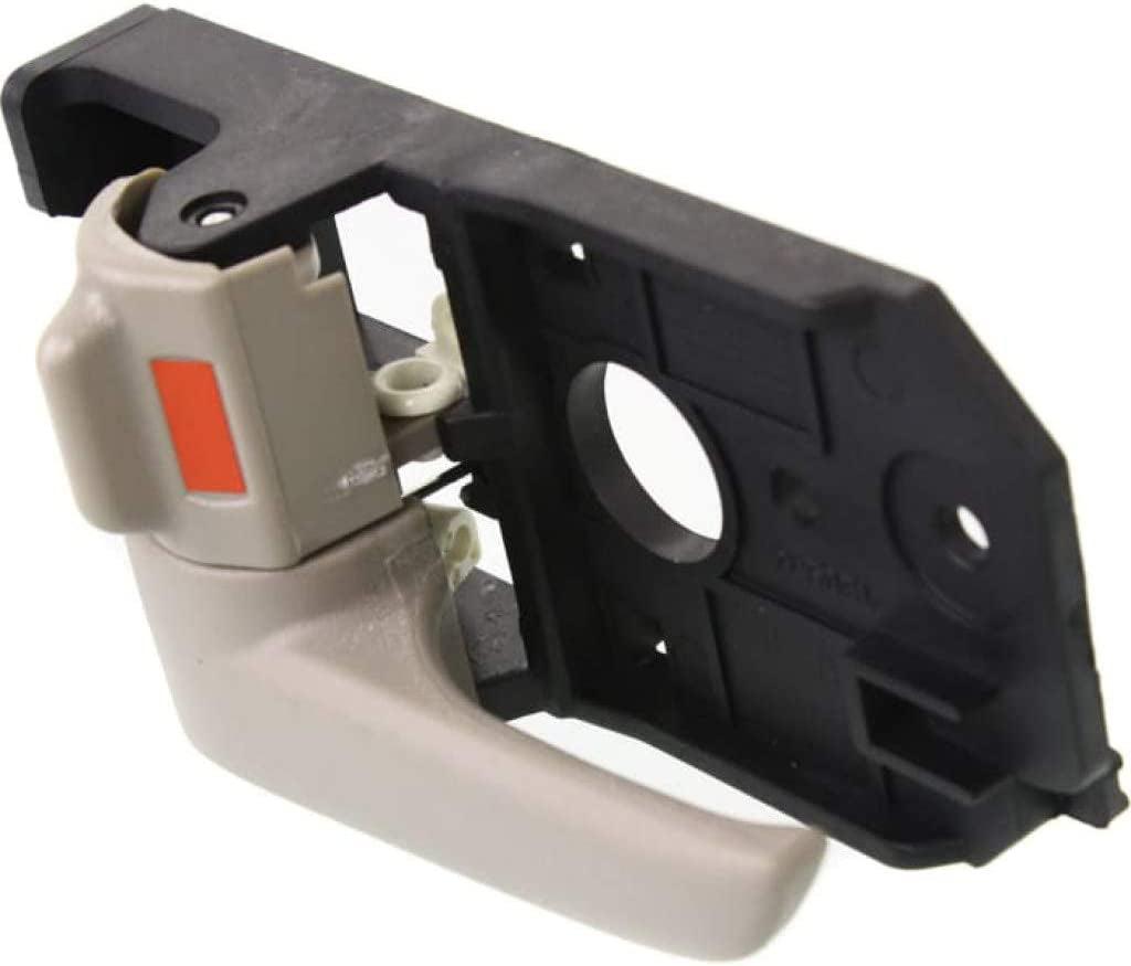 for Kia Spectra Interior Door Handle Front or Rear, Driver Side Beige (2004-2009) | with Door Lock Button | Trim:All Submodels | KI1352116 | 826102F000NM