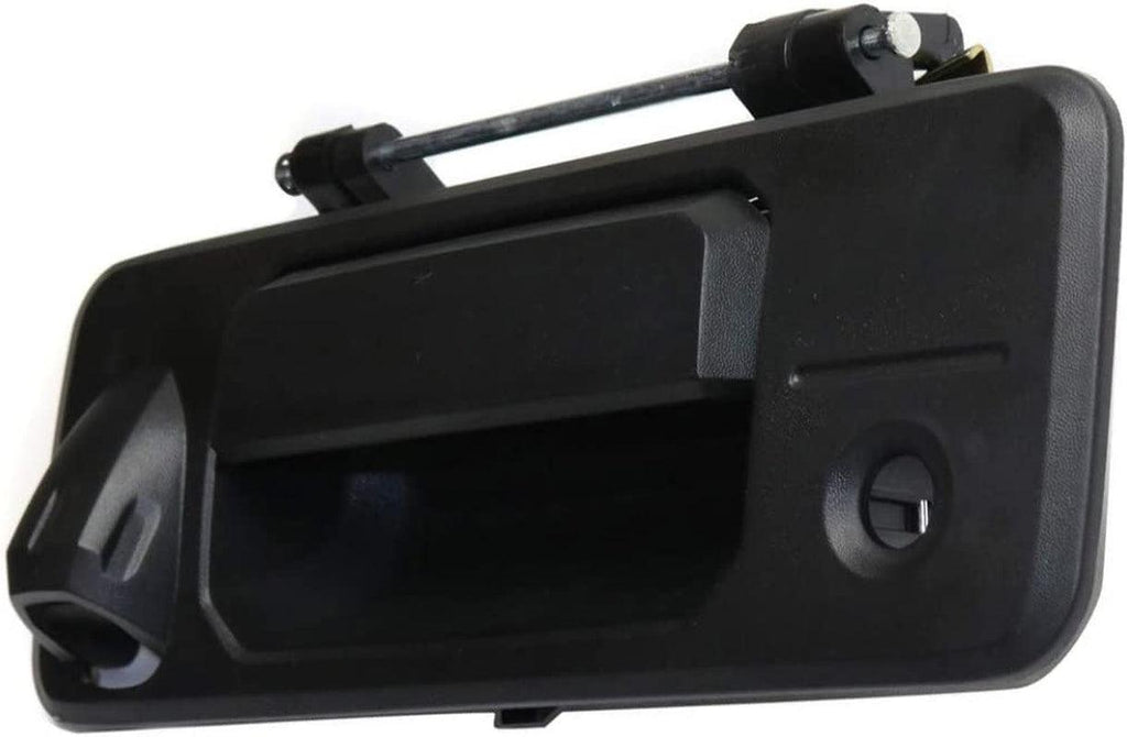 Tailgate Handle for Toyota Tundra 2014-2020 | outside | W/Cam & Key Holes | Black | Plastic | TO1915118 | 690900C090