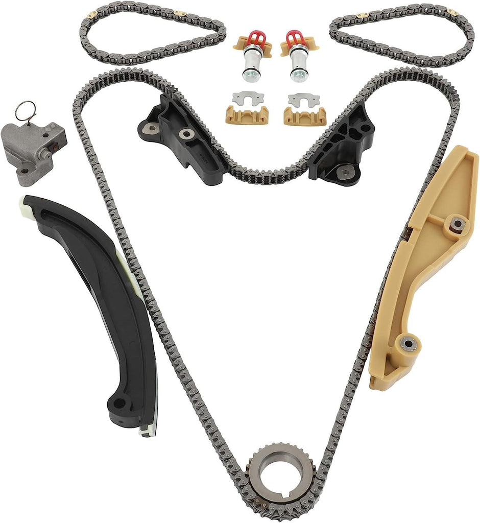 13-PC Set Engine Timing Chain Kit FIT for Ford F-150 Explorer Mustang Edge Transit-250 350 Taurus Flex for Lincoln MKZ MKX MKS