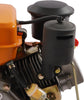 196CC Diesel Engine 2.2KW Single Cylinder Diesel Motor 3000 RPM Air Cooling Vertical Engine Manual Start for Agricultural Production (Orange)