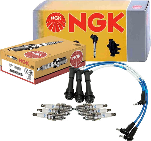 NGK Wire & 6 Standard Spark Plugs Kit for Lexus GS300 IS300 3.0 L6 2JZ-GE DOHC