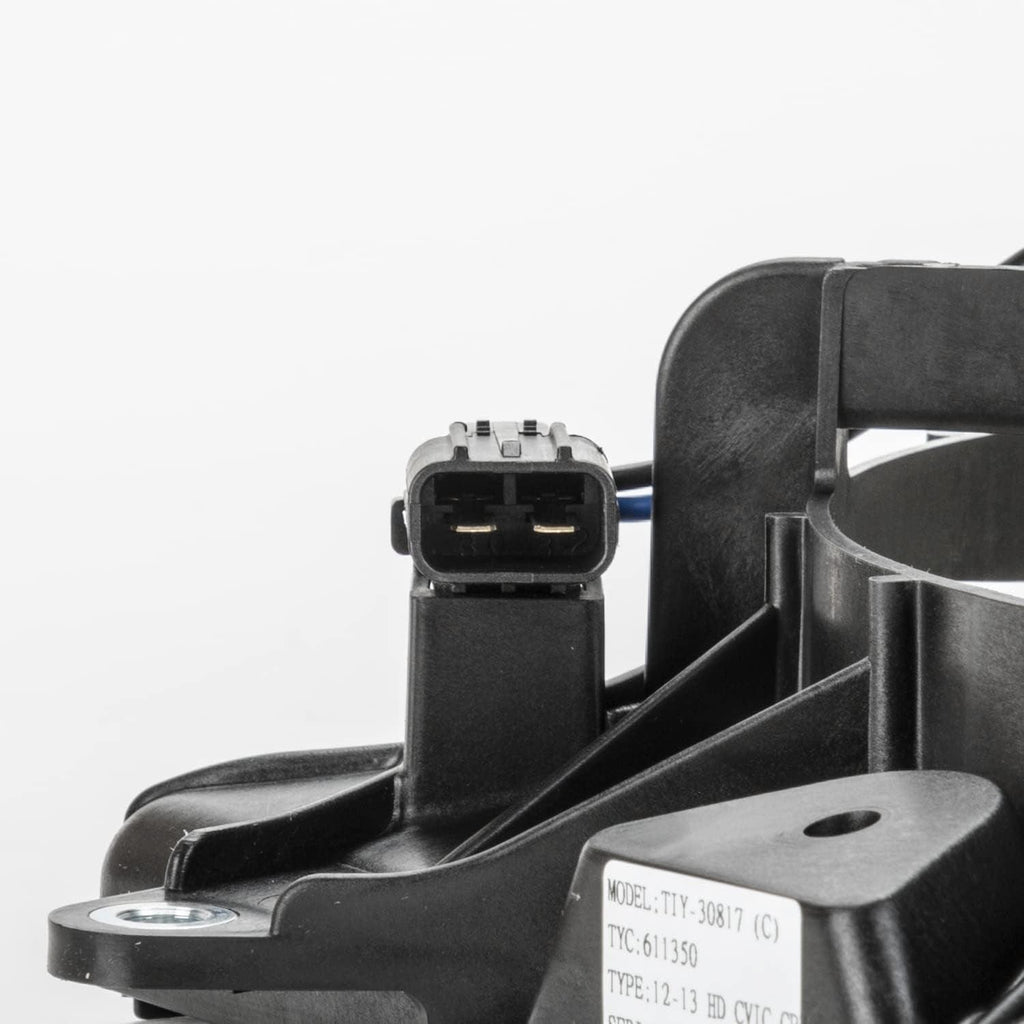 611350 Cooling Fan Assembly Compatible with 2012-2015 Honda Civic