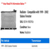 Radiator - Compatible with 1999 - 2002 Subaru Forester 2000 2001