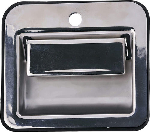 Dorman 760-5405 Front Passenger Side Exterior Door Handle Compatible with Select Kenworth Models, Chrome