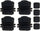 Acdelco Professional 18K2437 Rear Disc Brake Caliper Rubber Bushing Kit with Seals and Bushings