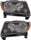For 2013-2017 Jeep Compass Pair Headlights Driver and Passenger Side Standard Type; Code LMB; W/Black Trim CH2502246 CH2503246 Replaces 68171215AA 68171214AA