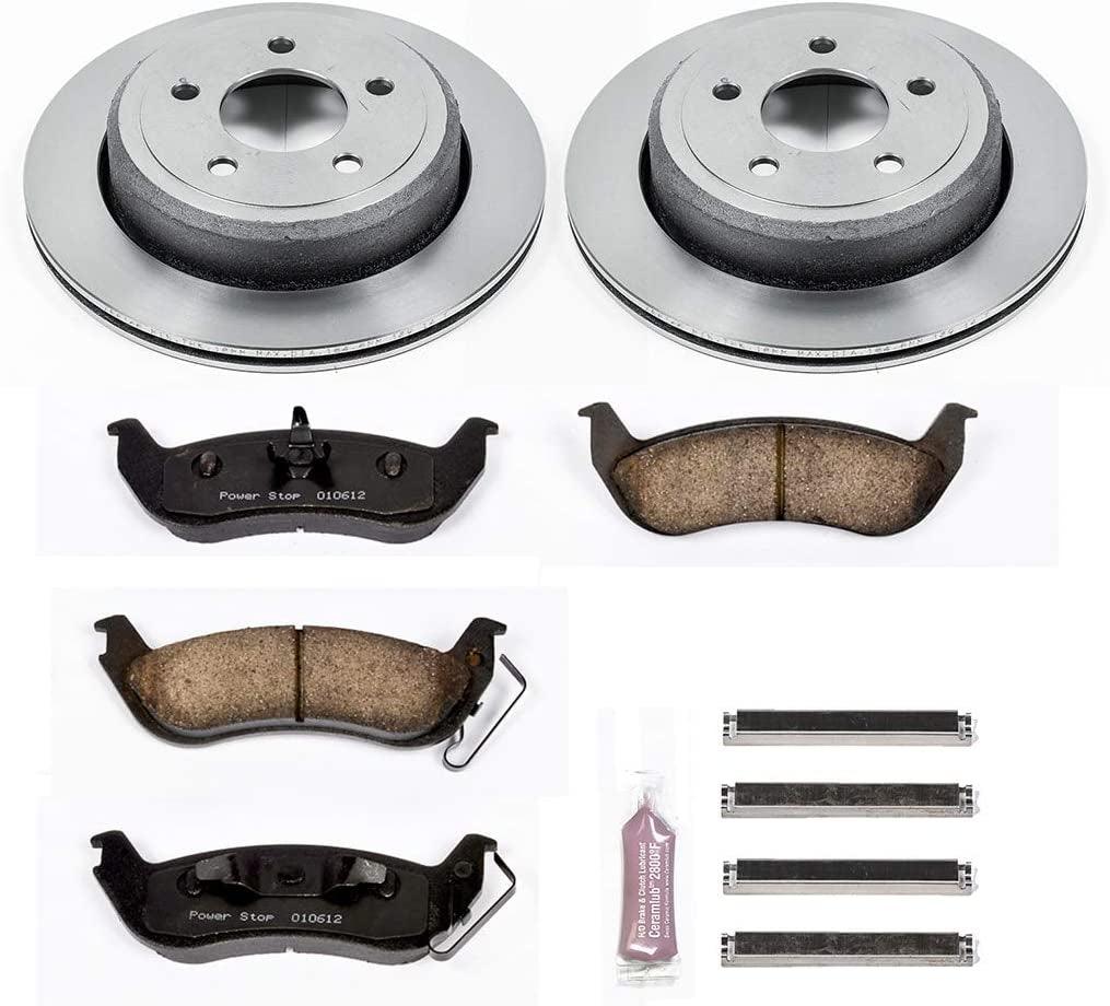 KOE1368 Autospecialty Rear Replacement Brake Kit-Oe Brake Rotors & Ceramic Brake Pads
