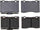 14D1091C Advantage Ceramic Front Disc Brake Pad Set