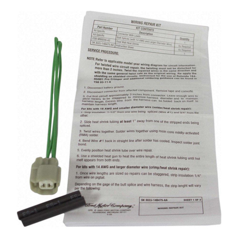 Motorcraft Wheel Speed Sensor Connector