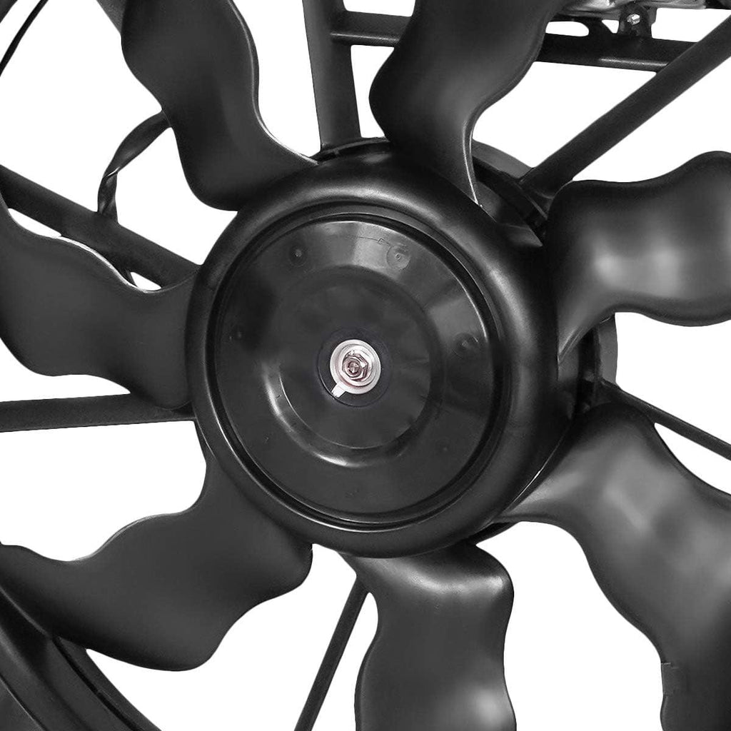 OEM-RF-0112 Factory Style Radiator Cooling Fan Assembly Cooling Efficiency Improved Direct Replacement [Compatible with 2013-2016 Escape Fits 2. 0T Engines],Black