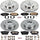 KOE2441 Autospecialty Front and Rear Replacement Brake Kit-Oe Brake Rotors & Ceramic Brake Pads