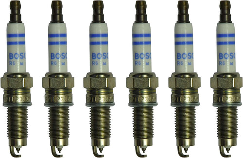 Premium OE Fine Wire Set of 6 Double Platinum Spark Plugs for VW Porsche Audi V6