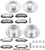 K1782-36 Front and Rear Z36 Truck & Tow Brake Kit, Carbon Fiber Ceramic Brake Pads and Drilled/Slotted Brake Rotors