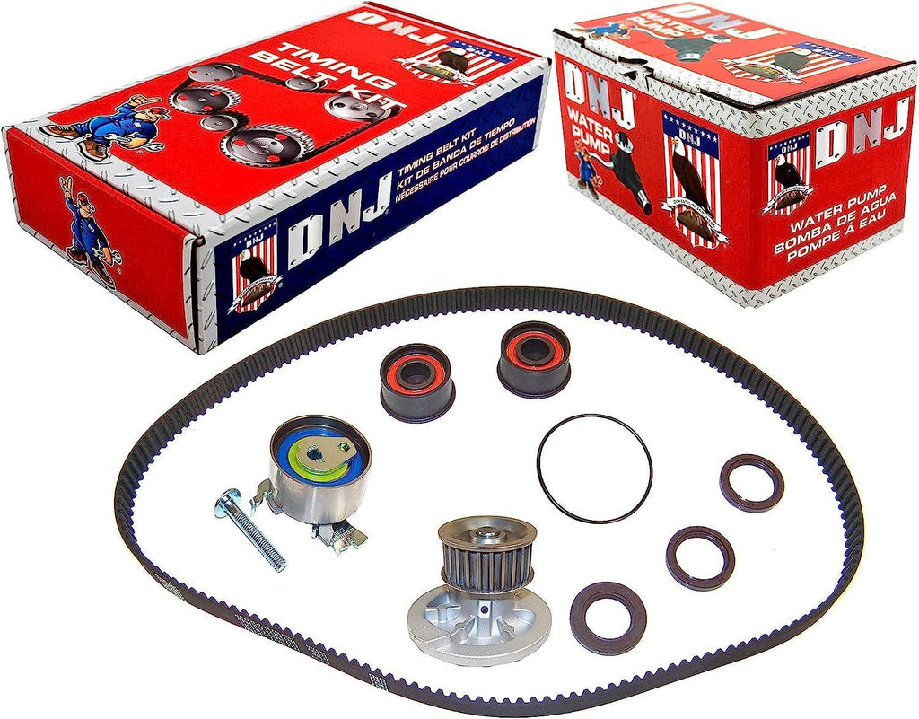DNJ TBK529WP Timing Belt Kit with Water Pump/For 2004-2008 / Suzuki/Forenza, Reno / 2.0L / DOHC / L4 / 16V / 122Cid, 1998Cc, 2000Cc