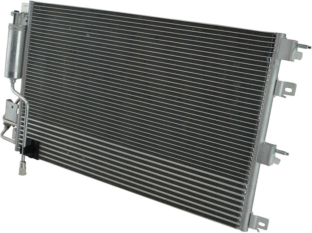 AC Condenser A/C Air Conditioning W/Transmission Oil Cooler for Ford Focus