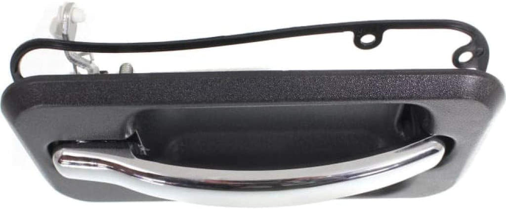 Door Handle for Hummer H2 2003-2009 Passenger Side | Exterior | Rear | Black Bezel | with Chrome Lever | Trim: Base | HU1521101 | 25845865