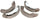 GM Genuine Parts 171-1117 Rear Drum Brake Shoe Set