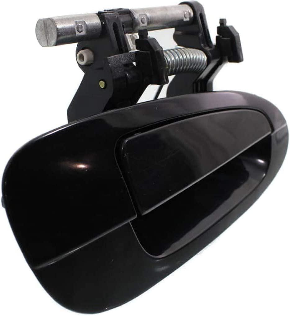 For Nissan Altima Exterior Door Handle Front, Passenger Side Smooth Black (2002-2006) | Trim: All Submodels