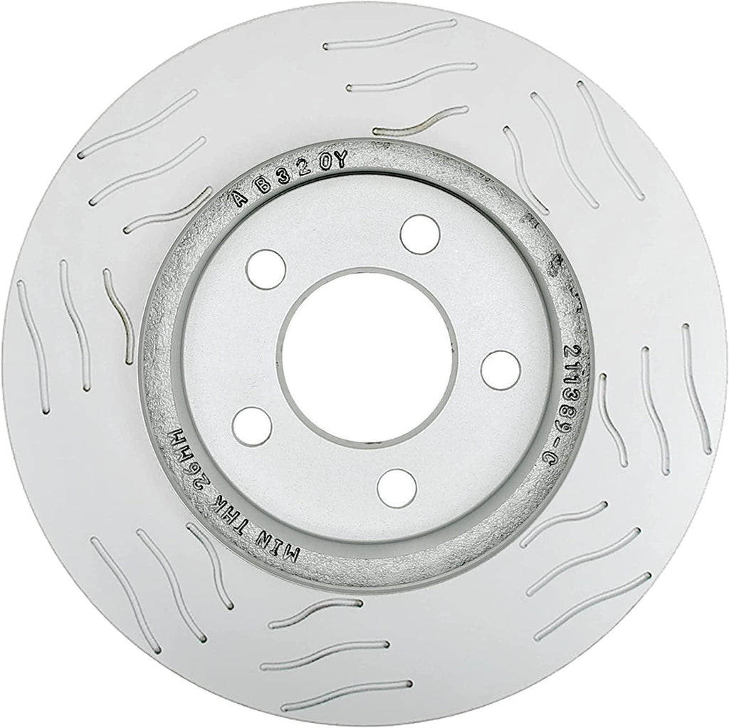 R-300 Specialty Street Performance Replacement Front Disc Brake Rotor for Select 2002-2007 Jeep Liberty Model Years (780036PER)