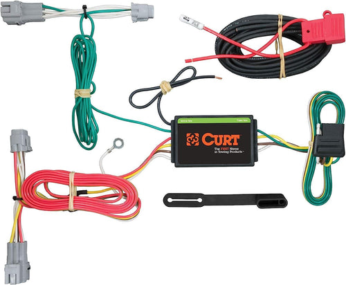 CURT 56243 Vehicle-Side Custom 4-Pin Trailer Wiring Harness, Fits Select Subaru Crosstrek, XV Hybrid , Black