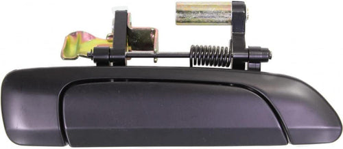 For Honda Civic Exterior Door Handle Rear, Passenger Side Smooth Black (2001-2005) | Trim:All Submodels