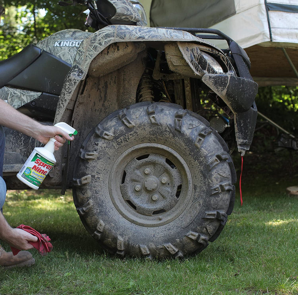 Spray Nine Permatex 26832 Heavy Duty Cleaner, Degreaser and Disinfectant, Multipurpose Cleaner for Common Automotive Shop, Home, Industrial, and Commercial Uses, 32 Oz