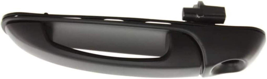 For Jeep Liberty Exterior Door Handle Front, Driver Side Smooth Black (2002-2007) | with Key Hole | Trim:All Submodels | CH1310116 | 5GG27DX8AA