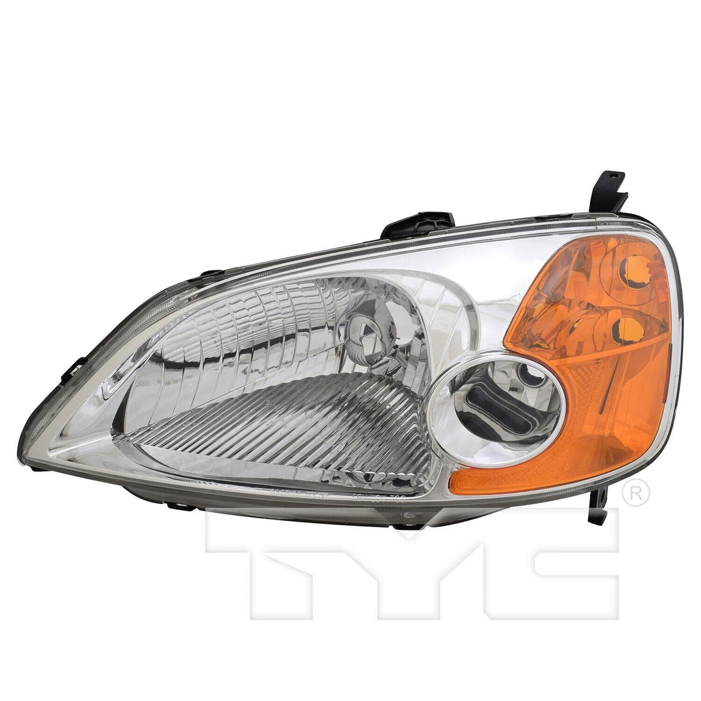 TYC Headlight Assembly for 01-03 Civic 20-5950-01-9