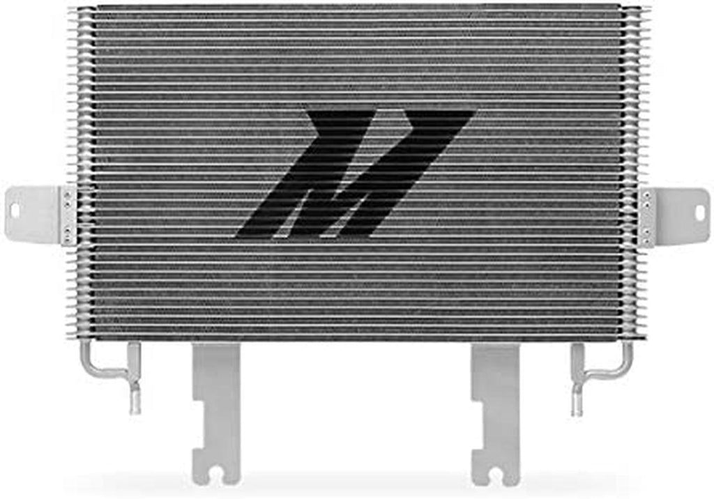 MMTC-F2D-99SL Transmission Cooler Compatible with Ford 7.3 Powerstroke 1999-2003 Silver