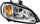Dorman 888-5203 Passenger Side Heavy Duty Headlight Compatible with Select Freightliner / Thomas Models