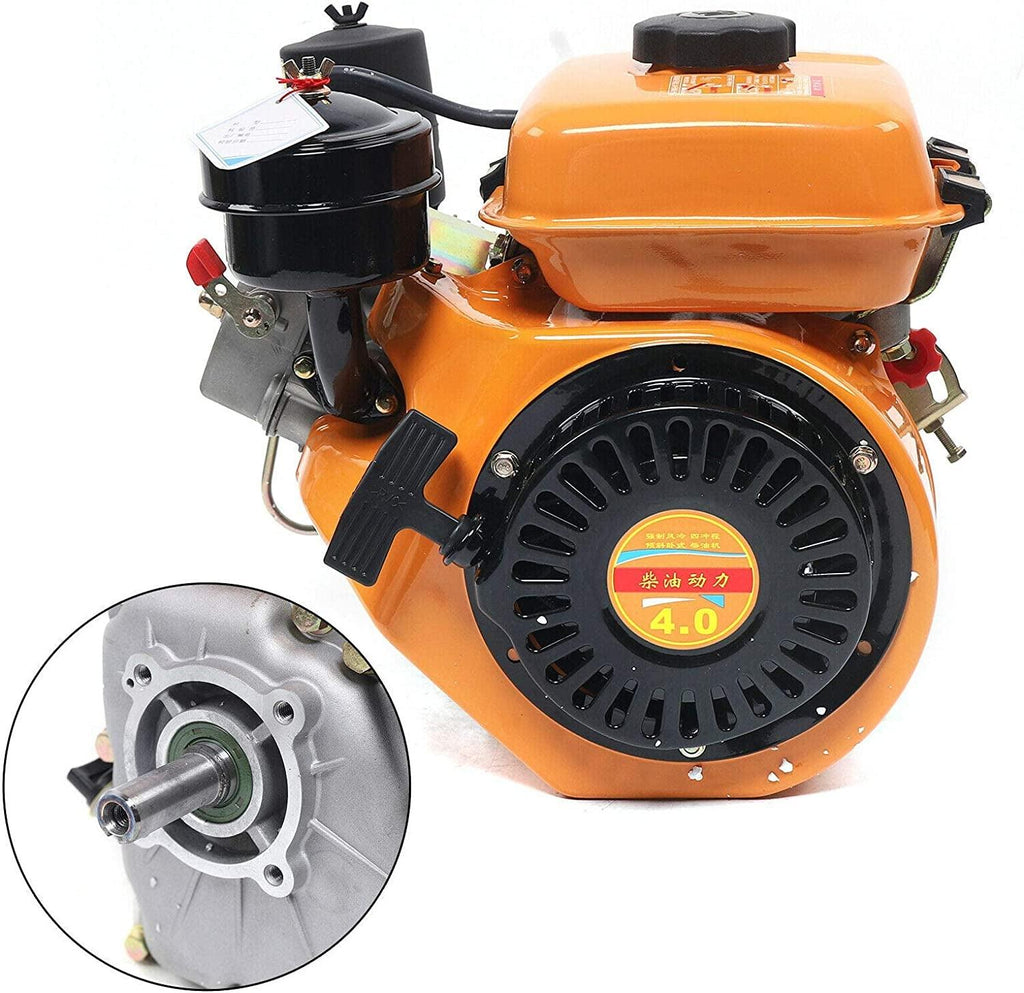 Diesel Engine 196CC Vertical 4-Stroke Diesel Engine Manual Start Single Cylinder Engine 2200KW