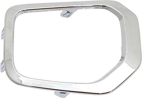 Fog Light Trim Compatible with 2021 Toyota Tacoma Chrome Front, Passenger Side