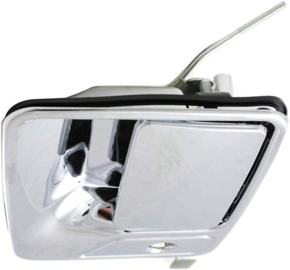 for Ford F-250 Super Duty Exterior Door Handle Front, Driver Side Chrome (1999-2016) | with Key Hole| Trim:All Submodels