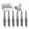 6 Pc NGK V-Power Spark Plugs Compatible with Mercedes-Benz 300E 2.6L 3.0L L6 1986-1993