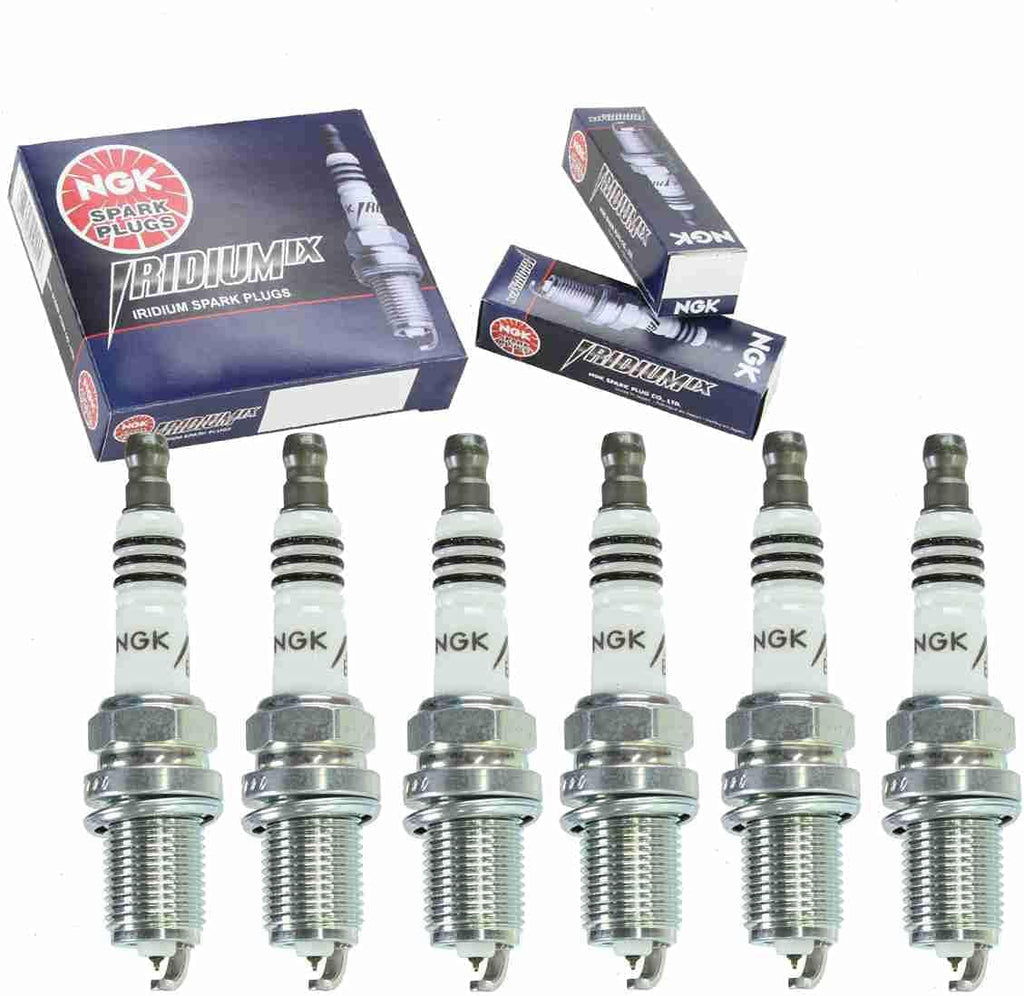 6 Pc NGK Iridium IX Spark Plugs Compatible with Kia Sportage 2.7L V6 2005-2010