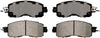 ADVICS AD1650 Ultra-Premium Front Disc Brake Pad Set