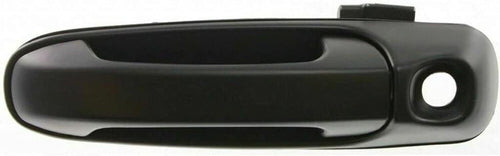 For Jeep Liberty Exterior Door Handle Front, Driver Side Smooth Black (2002-2007) | with Key Hole | Trim:All Submodels | CH1310116 | 5GG27DX8AA