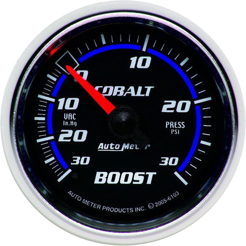 6103 Cobalt Mechanical Boost / Vacuum Gauge, 2.3125 In.