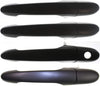 Front and Rear Exterior Door Handle Set of 4 Compatible with 2006-2013 Chevrolet Impala and 2005-2009 Buick Lacrosse Smooth Black Driver and Passenger Side