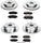 K2798 Front & Rear Brake Kit with Drilled/Slotted Brake Rotors and Z23 Evolution Ceramic Brake Pads