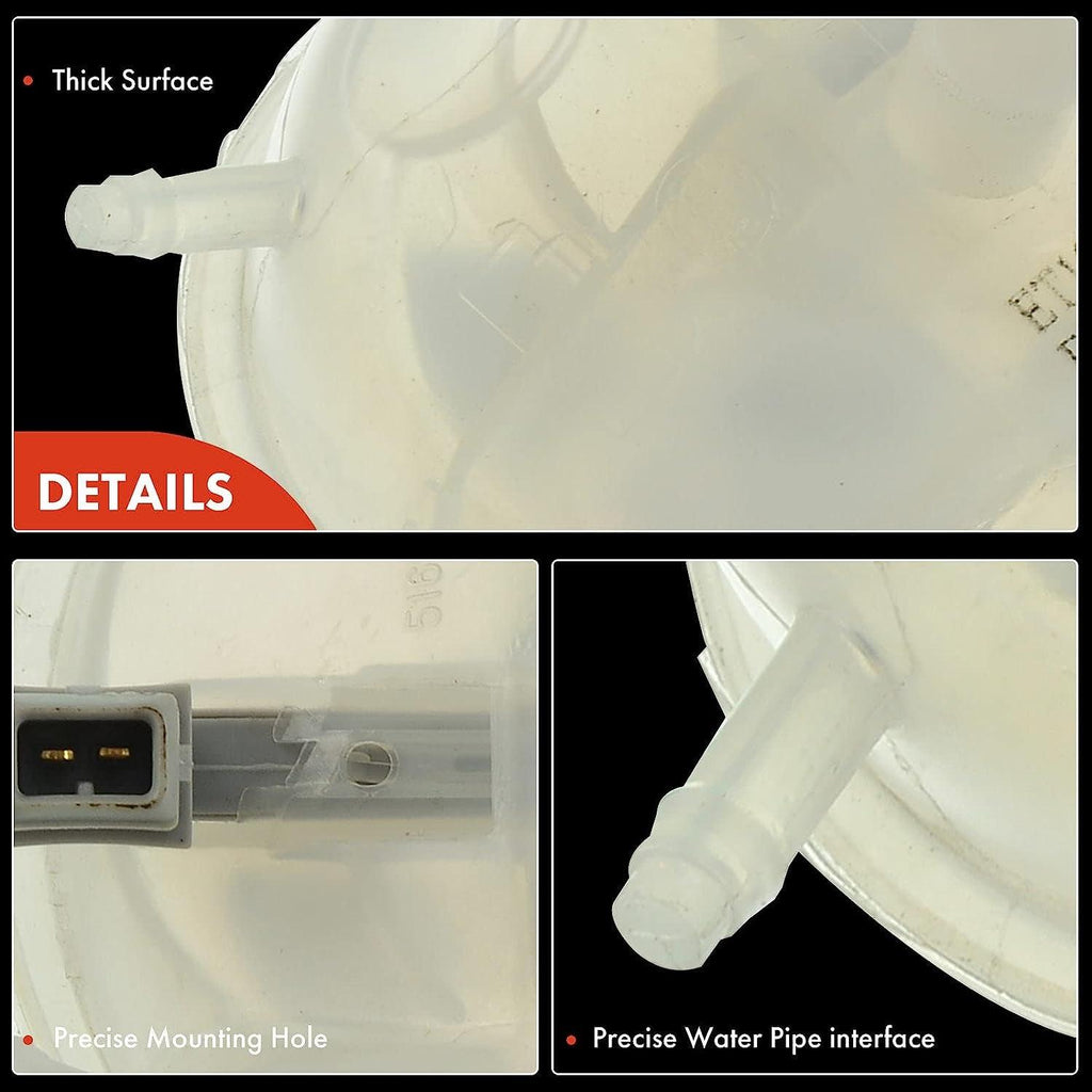 A-Premium Engine Brake Fluid Reservoir [W/Cap & Sensor] Compatible with 80 Quattro 1988-1992, 90 100 200 Quattro 1992-1994, A4 Quattro 1996-2002, A6 Quattro, Cabriolet, S4 & Volkswagen Passat