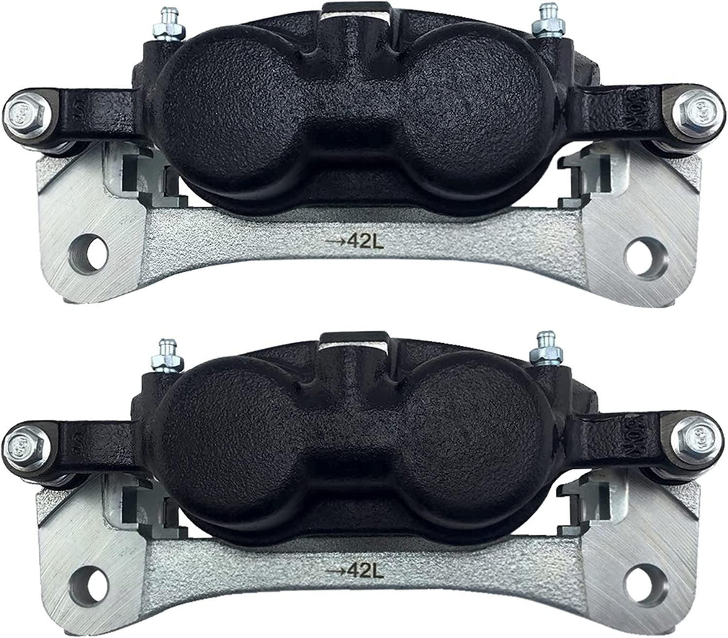 Gold 18FR12277KSD Rear Brake Caliper Set with Clips and Washers (Performance Friction Ready Coated)