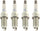 NGK Set of 4 Laser Iridium Spark Plugs Gap 0.044 for Honda Fit 15-16 1.5L L4