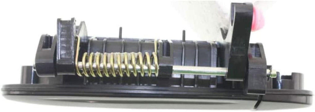 for Pontiac G3 Exterior Door Handle Front, Driver Side Smooth Black 2009-2010 | with Key Hole | Trim: Base | GM1310173 | 96409548