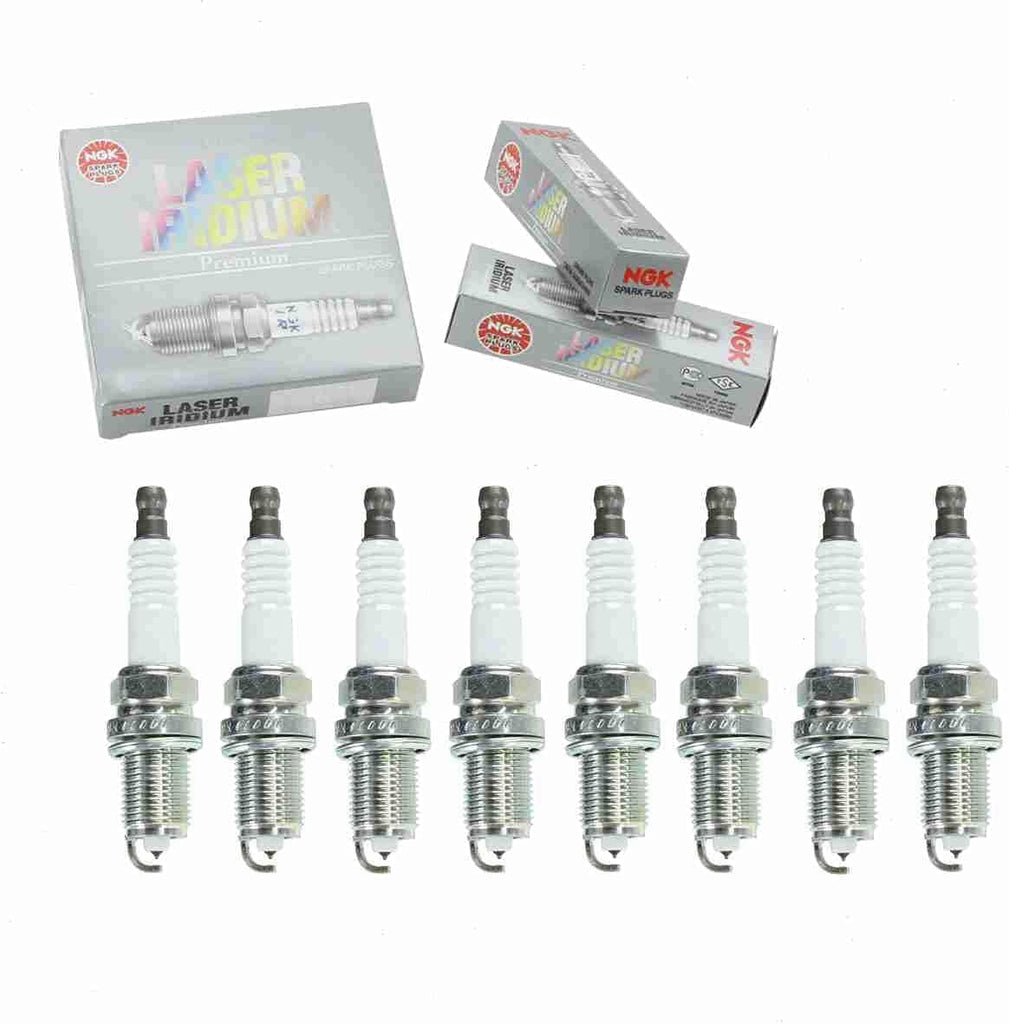8 Pc NGK Laser Iridium Spark Plugs Compatible with Toyota Tundra 4.7L V8 2005-2009