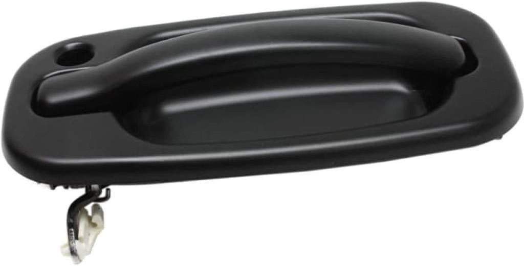 for Chevy Silverado 1500 HD Exterior Door Handle Front Driver Side Smooth Black 2001-2006 | with Key Hole | Trim: LS/LT | GM1310140 | 15150735