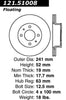 Centric Front Disc Brake Rotor for 00-02 Accent (121.51008)