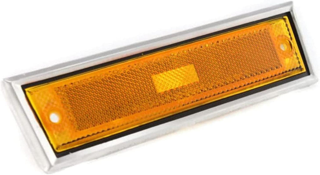 for Chevy C10 Suburban Side Marker Light 1982 83 84 85 1986 Passenger Side | Front | W/Chrome Trim | GM2551107 | 915558