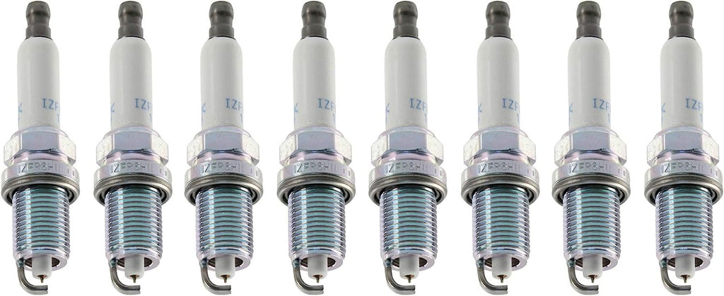 NGK Set of 8 Double Platinum Spark Plugs for BMW N62 Engine