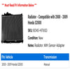 Radiator - Compatible with 2000 - 2009 Honda S2000 2001 2002 2003 2004 2005 2006 2007 2008